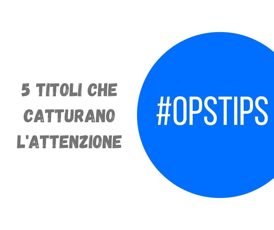 titoli grafica